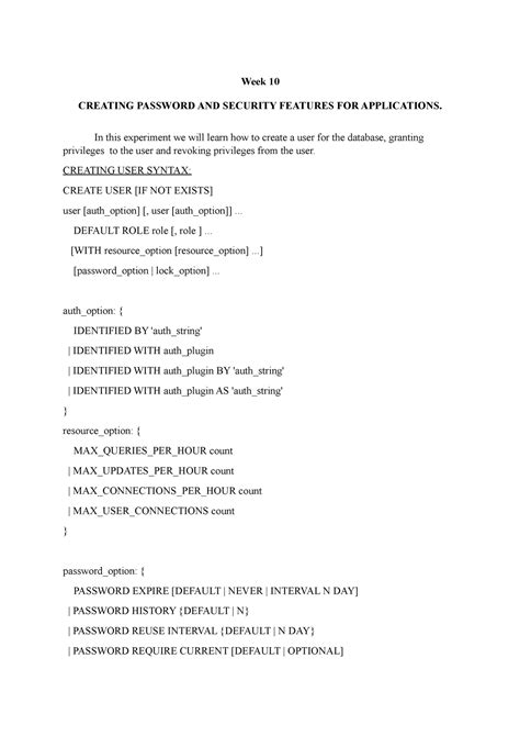 DBMS record - This document is about the experiments conducted from ...