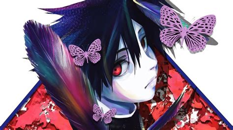 Shun Uruma — Juujika no Rokunin HD Wallpaper: Crimson Butterfly