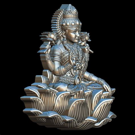 Mata Lakshmi 3D Model | Cad