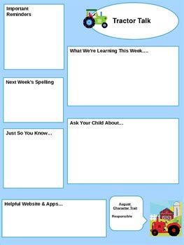 Farm Theme Newsletter by Adriana Berry | TPT
