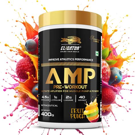 Premium Series AMP Pre Workout - 400gm (40 Servings) – HERCULES NUTRA ...
