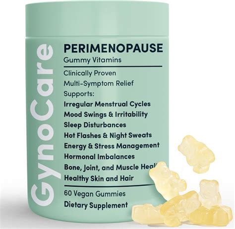 Amazon.com: Terramed Just Think Comfort Perimenopause Supplements Women | Premenopausal Gummy ...