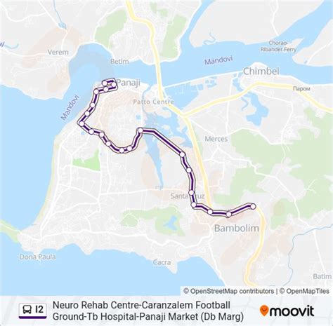 I2 Route: Schedules, Stops & Maps - Neuro Rehab Centre-Caranzalem ...