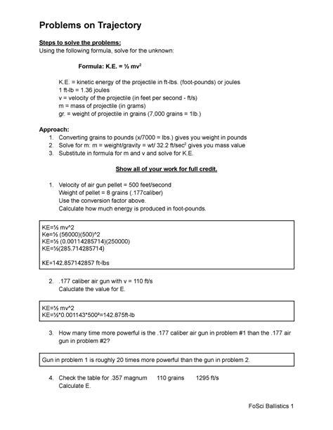 Image result for Trajectory Problems