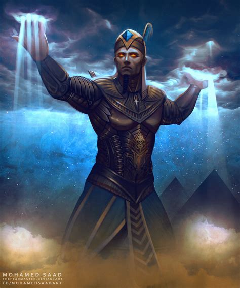 ArtStation - Shu - Egyptian god of wind, Peace and lions