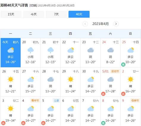 郑州天气预报查询,郑州天气预报十五天 - 伤感说说吧