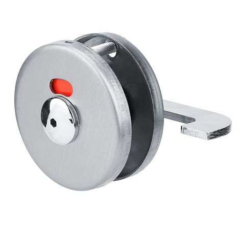 Stainless Steel Cubicle Toilet Bathroom Partition Rotating Door Lock ...
