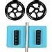 WideWings Anti Skid Double Wheel Total Body AB Roller Exerciser for ...