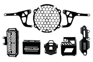 MILACHIN Himalayan Series Combo Headlight Grill, Front Disc Oil Cap ...