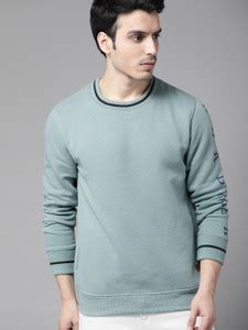 Roadster Full Sleeve Solid Men Sweatshirt - Buy Roadster Full Sleeve ...