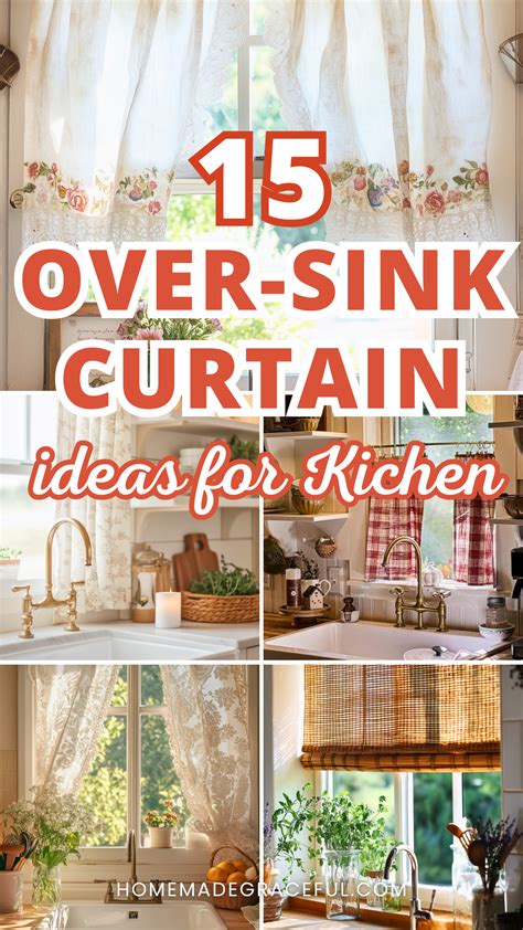 15 Cutest Kitchen Curtain Ideas Above the Sink | Kitchen window ...