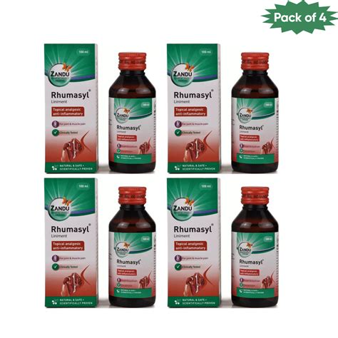 Zandu Rhumasyl Liniment 100 Ml(Pack of 4) – Uniqrr.com(यूनिकर)