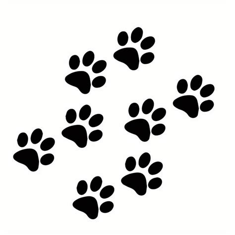 Cat Paw Print Sticker Boat Decal Dog Footprint Car Sticker – CRAZE