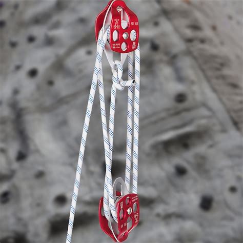 SVOPES 0.43-0.5in Twin Sheave Block and Tackle 100-200Ft Braid Rope 30 ...