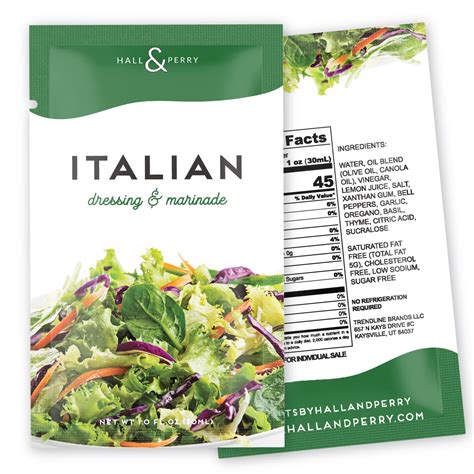Amazon.com : Hall & Perry Low Calorie, Low Fat, Keto Friendly Salad ...