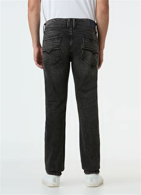 Men Grey Mid Rise Slim Fit Stretchable Jeans | Pepe Jeans India