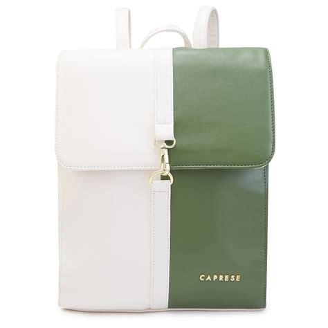 Buy Caprese Lizzy Backpack Medium Cream at Amazon.in