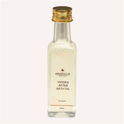 Amaryllis Mogra Jasmine After Bath Oil (100ml) | Lemon & Patchouli ...