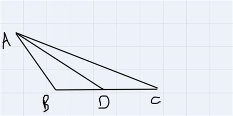 Draw rough sketches of medians from A to BC for the following triangles ...