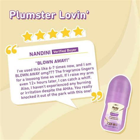 Buy Vanilla Vibes Deodorant Roll On by Plum BodyLovin' | Plum Goodness