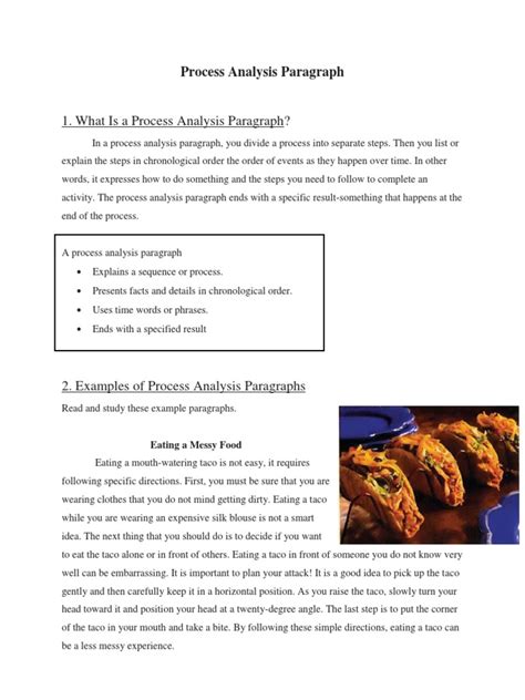 Image result for Example of a Procew Paragraph