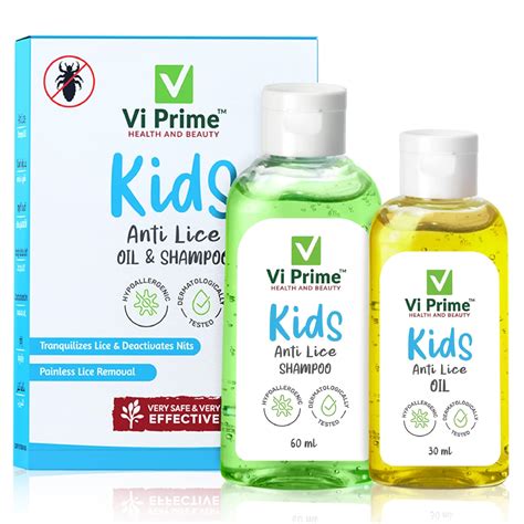 Buy Vi Prime Health and Beauty Kids Anti Lice Shampoo and Oil for ...