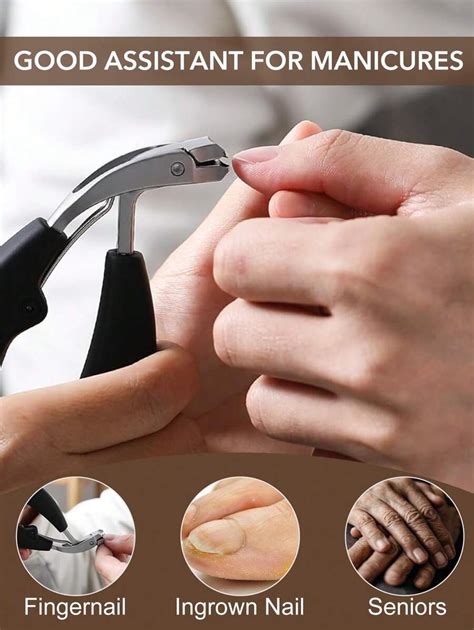 ANDVICTORY 1 Peça Cortador de Unhas dos Pés com Cabeça Angulada ...