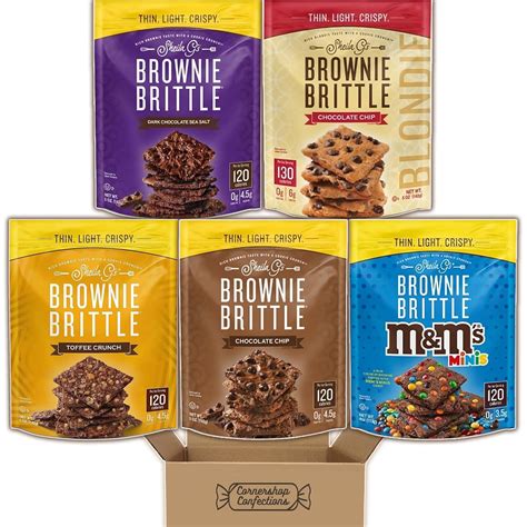 Amazon.com : Sheila G's Brownie Brittle 5 Flavor Variety Pack - 5 ...