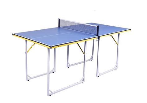 Buy RUP 6ft Mini Table Tennis Table with Foldable Metal Legs, Blue ...