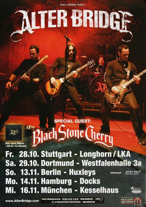 Alter Bridge - Open Your Eyes, Tour 2011 - Konzertplakat, 22,90