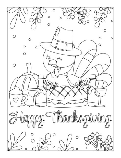 Printable Thanksgiving Coloring Pages - astra.edu.pl