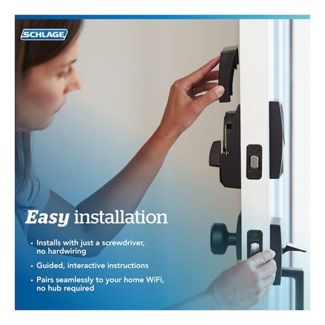 Shop Schlage Encode Plus Camelot Aged Bronze Smart Home Lock ...