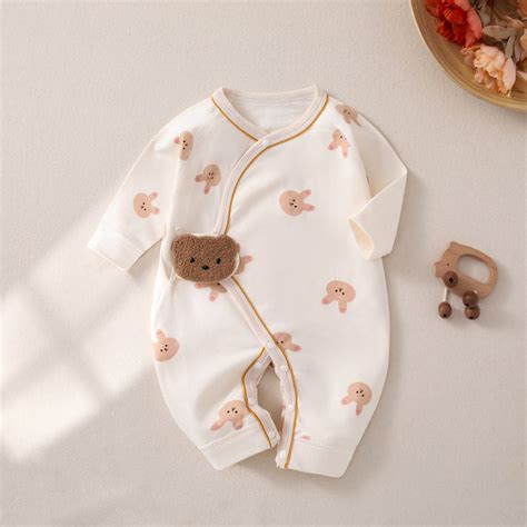 Newborn Side Closure Bear Romper – Ju Ju Jam