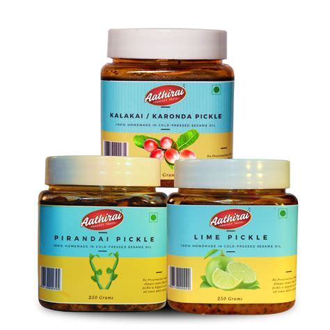 Immunity Combo | Kalakai, Pirandai, Lime Pickle - Aathirai – Aathirai ...