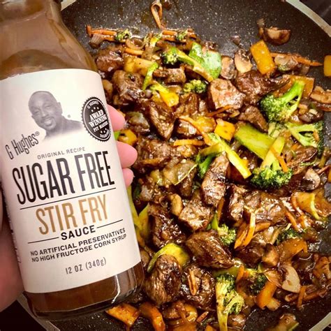 G. Hughes Smokehouse Sugar Free Stir Fry Sauce (12 oz) | Teriyaki ...
