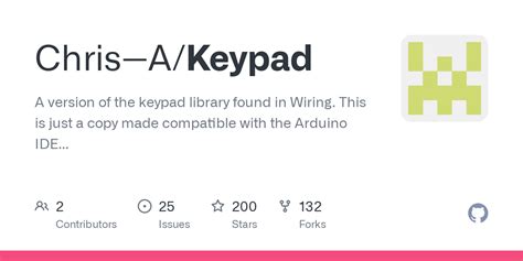 Keypad Library. Arduino 的图像结果