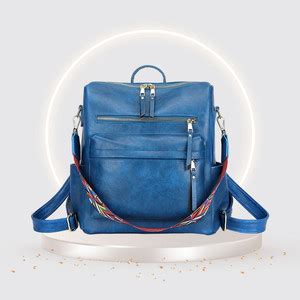 TrueArch Backpack Women Leather Convertible Shoulder Bag Anti theft ...