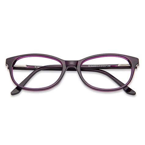 Buy Purple Tarnsparent Full Rim Cat Eye Vincent Chase Classic Acetate ...