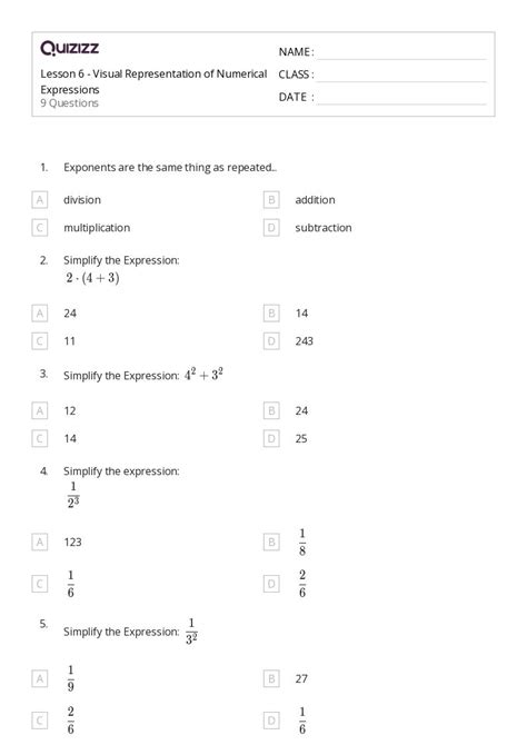 50+ Division as Repeated Subtraction worksheets for 7th Class on ...