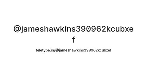 @jameshawkins390962kcubxef — Teletype