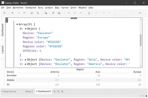 JavaScript Cree Tableau 的图像结果