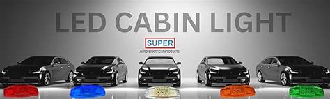 Super 2801 LED Cabin Light with Switch (12V), White : Amazon.in: Car ...