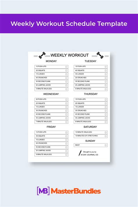 Image result for Developing a Weekly Workout Training Schedule