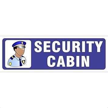 UT Security Cabin Sign Board (2 Qty.) KL - 64 : Amazon.in: Office Products