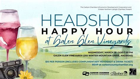 Headshot Happy Hour at Galen Glen Winery, Galen Glen Vineyard & Winery ...