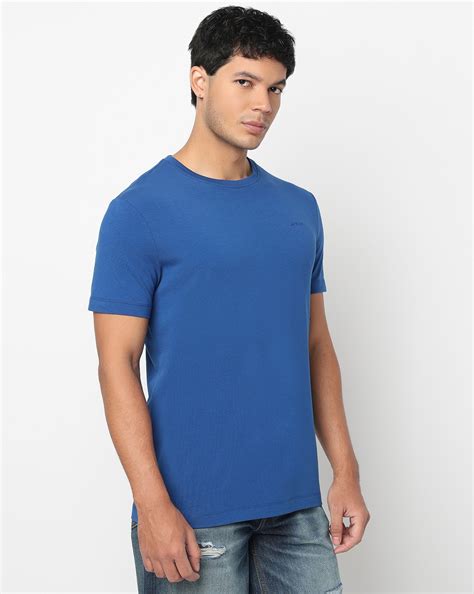 Slim Fit Crewneck T-Shirt with Signature Branding