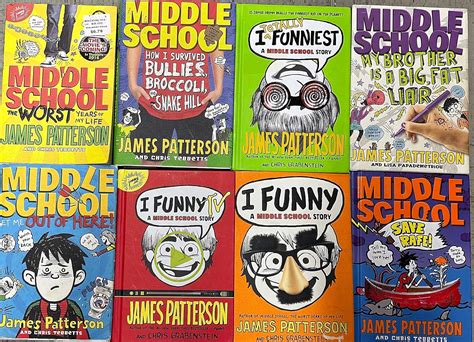 James Patterson Middle School Series Set 7 Novels: James Patterson ...