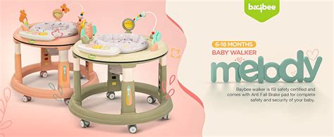 Buy Baybee Melody Baby Walker for Kids with 5-Level Height Adjustment ...