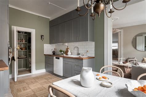 Sage Green Kitchen Cabinets With Grey Walls | Cabinets Matttroy
