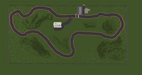 go cart track Minecraft Map